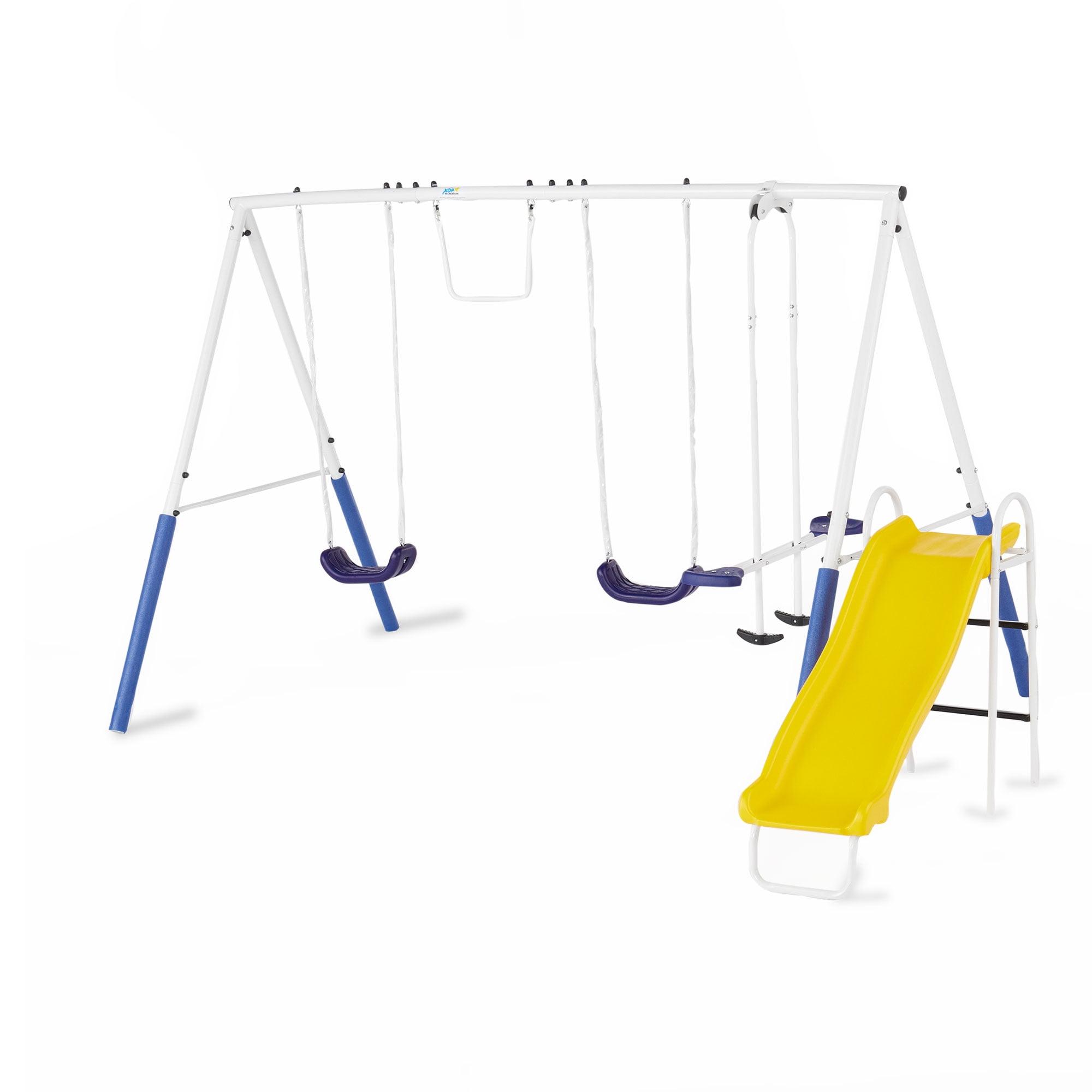 XDP Recreation XDP Recreation Blue Ridge Play Outdoor Backyard Playset Kids Swing Set W/ Slide