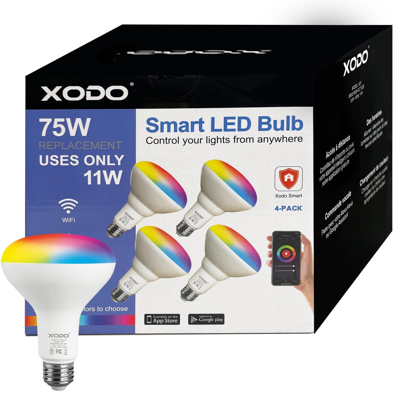 75 Watt Equivalent BR30 E26/Medium (Standard) Dimmable LED Smart Bulb