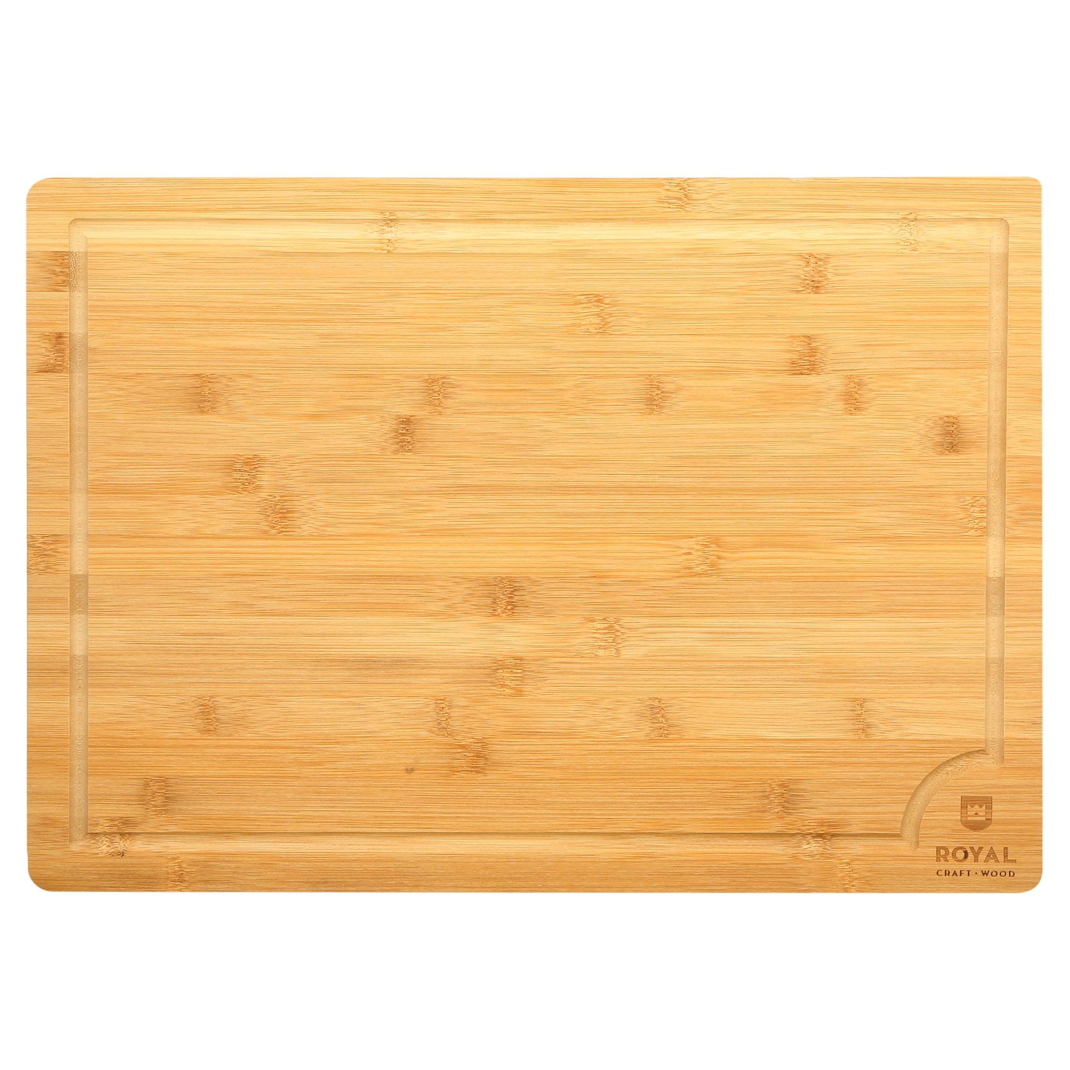 Royal Craft Wood Bamboo Cutting Board (XXL, 20”x14”)