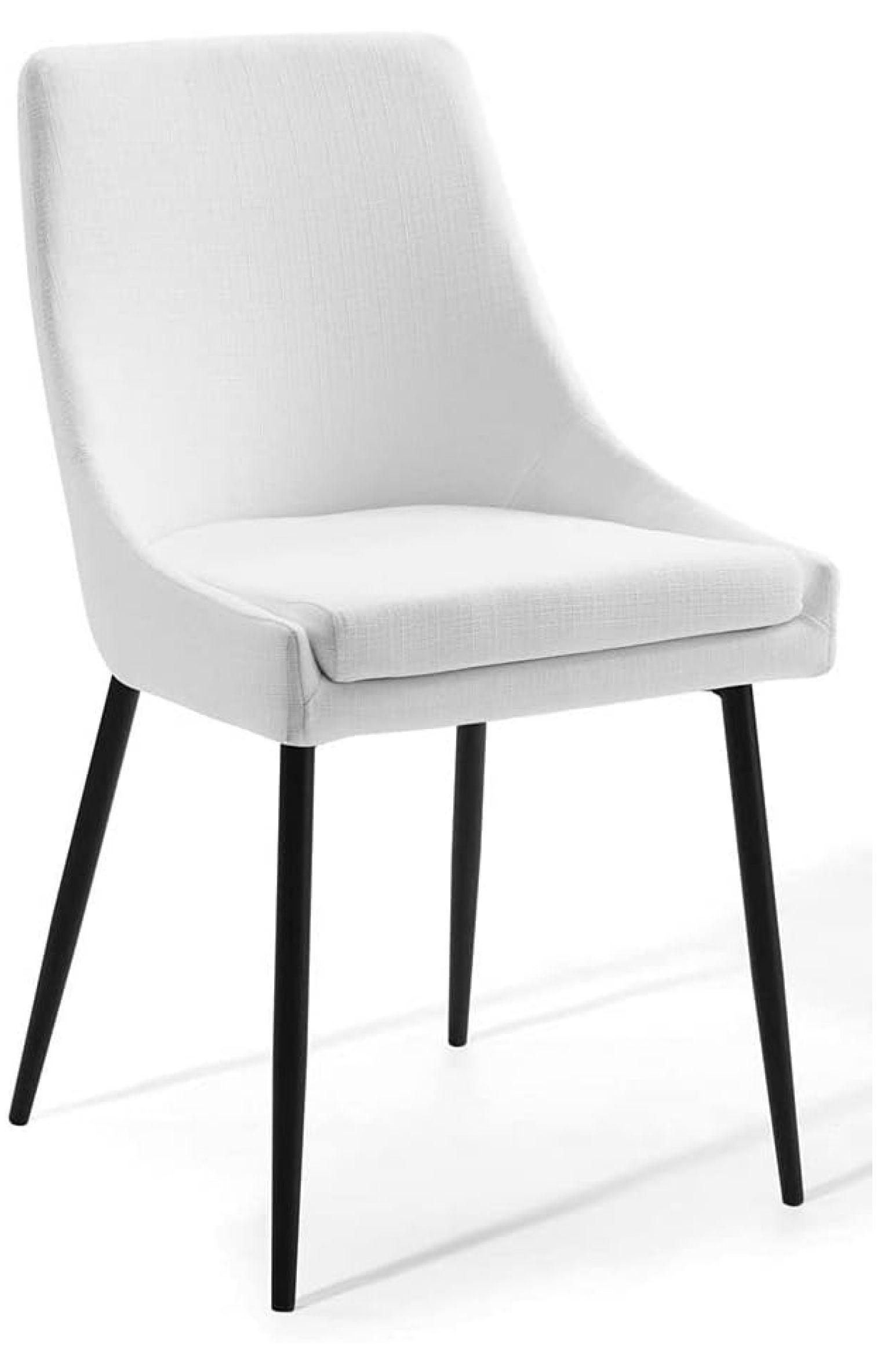 Modway Viscount Upholstered Fabric Dining Chairs - Set of 2