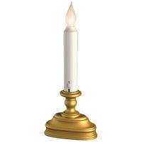 Xodus Innovations FPC1320B Dual Flame Color Dusk to Dawn Sensor Battery Operated 8.5 inch LED Window Candle, Gold