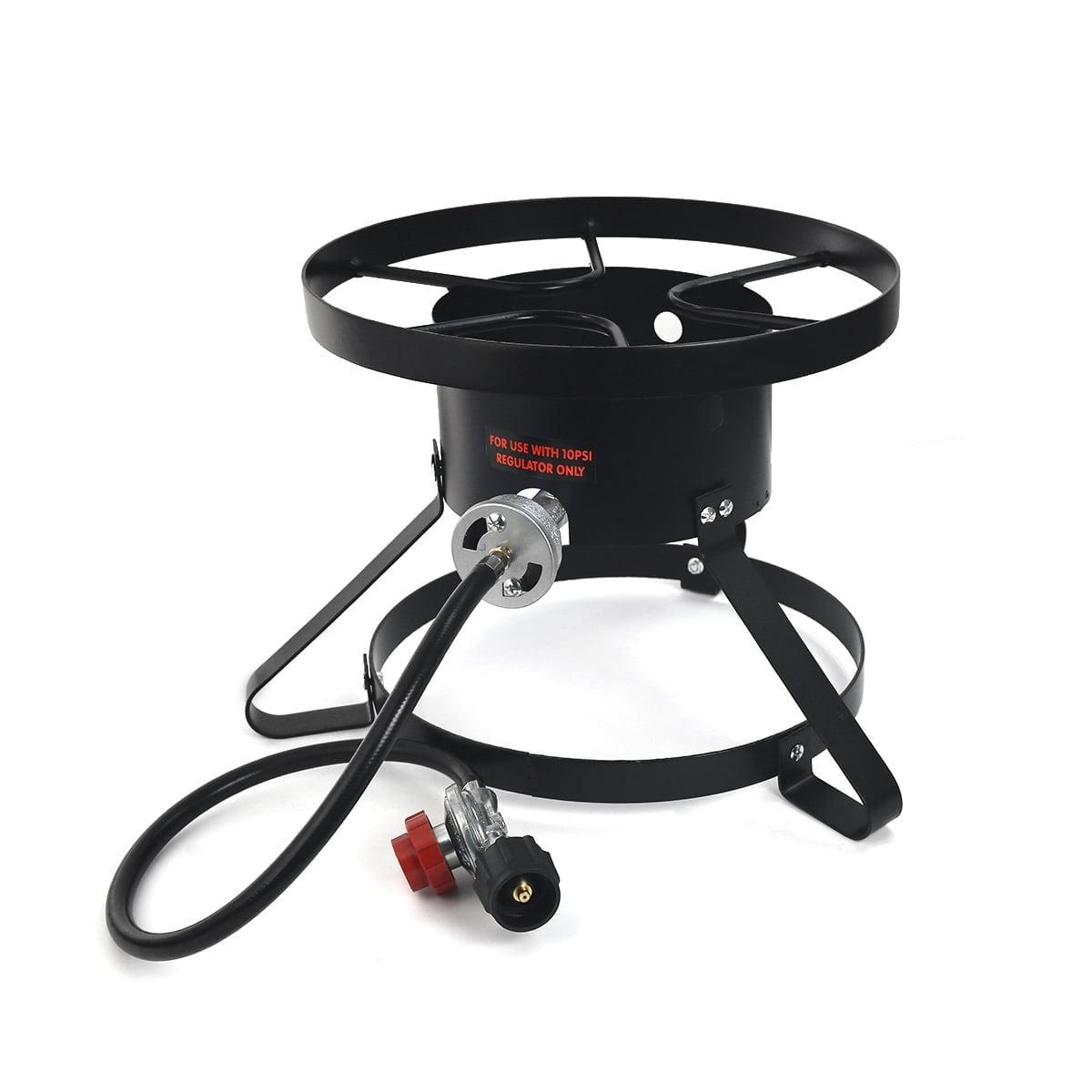 Black Cast Iron High-Pressure Outdoor Propane Stove Cooker