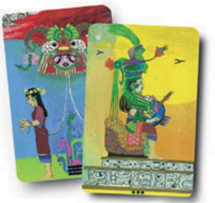 Xultun Mayan Tarot Deck with Multilingual Card Titles