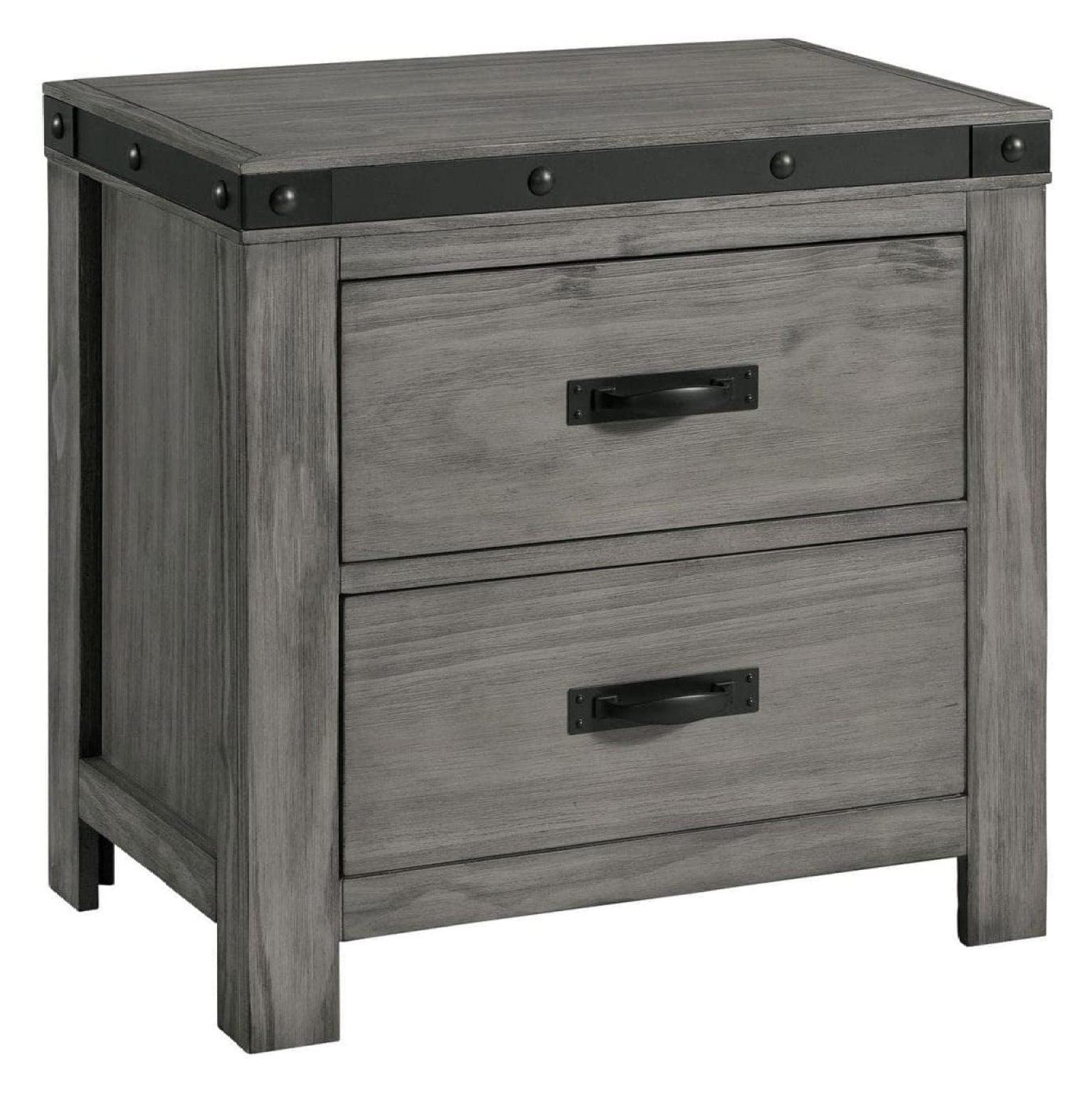 2 Drawer Montauk Nightstand Gray - Picket House Furnishings