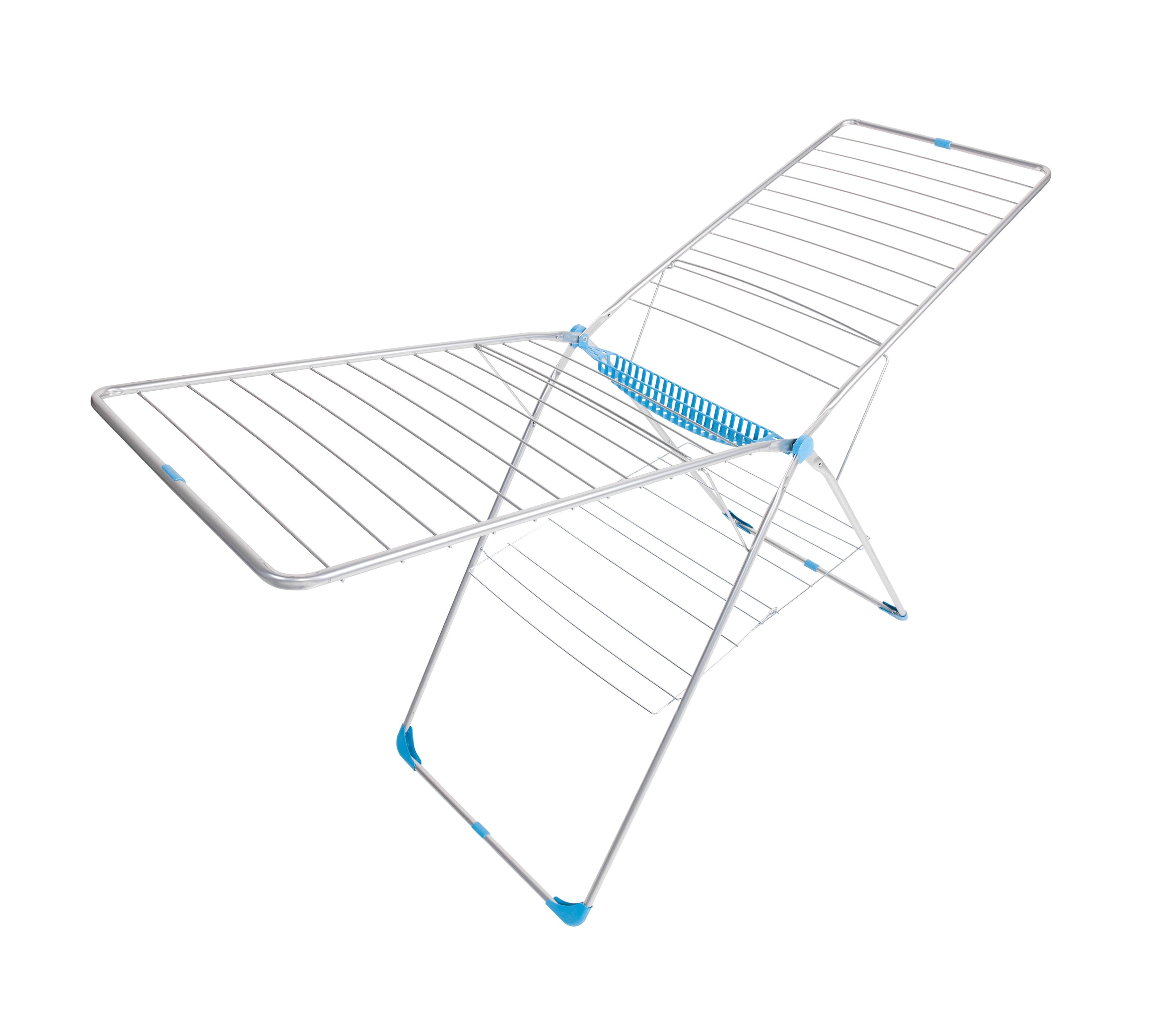 YBM Home Folding and Collapsible Indoor and Outdoors Clothes Steel Drying Rack #SA3301