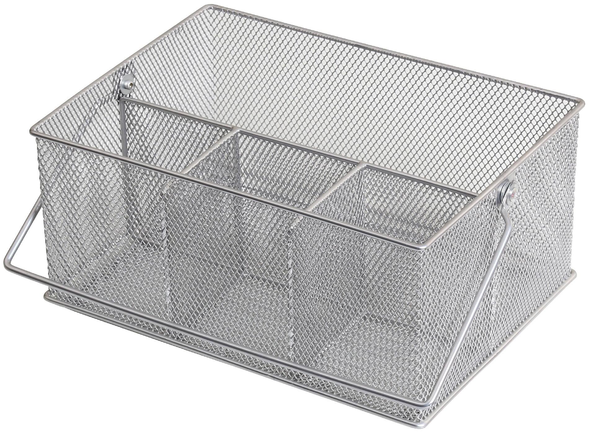 YBM Home Metal Rectangle Flatware Caddy