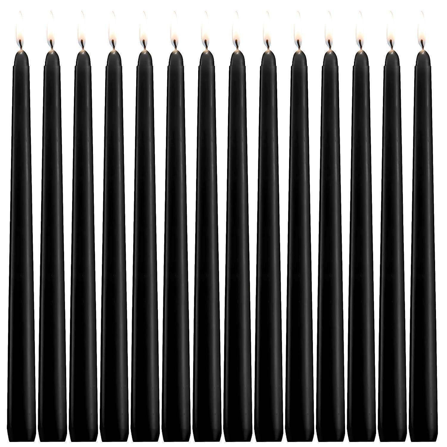Wovilon Kitchen Utensils Set, Kitchen Gadgets S 2022 10 Inch Taper Candles Set Of 14 Dripless Taper Candles And Unscented Candlestick