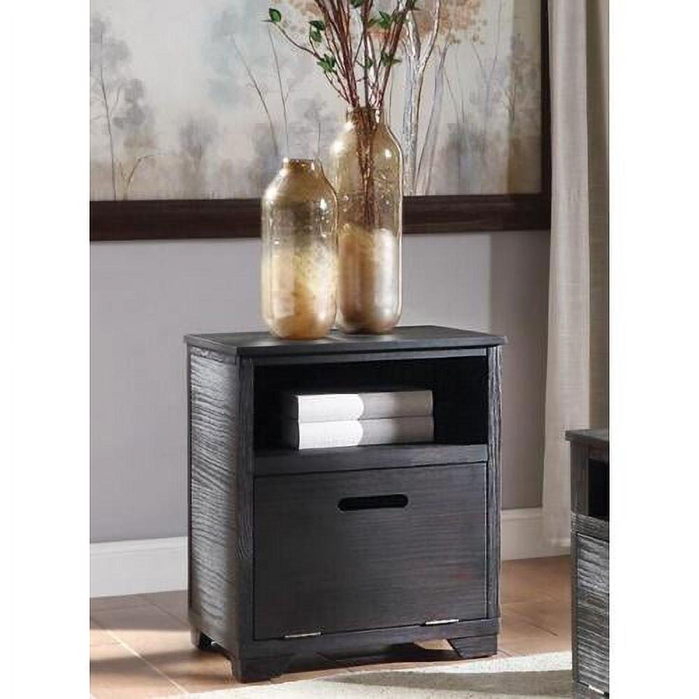 20" Kamilia Accent Table Antique Black - Acme Furniture