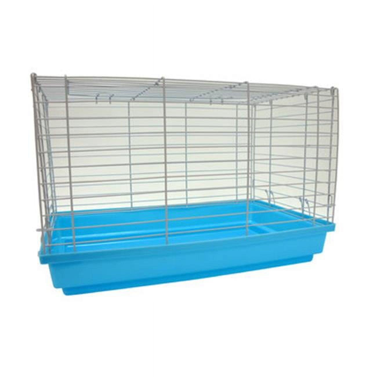 YML 18 Inch Light Blue Small Animal Cage with Metal Bars