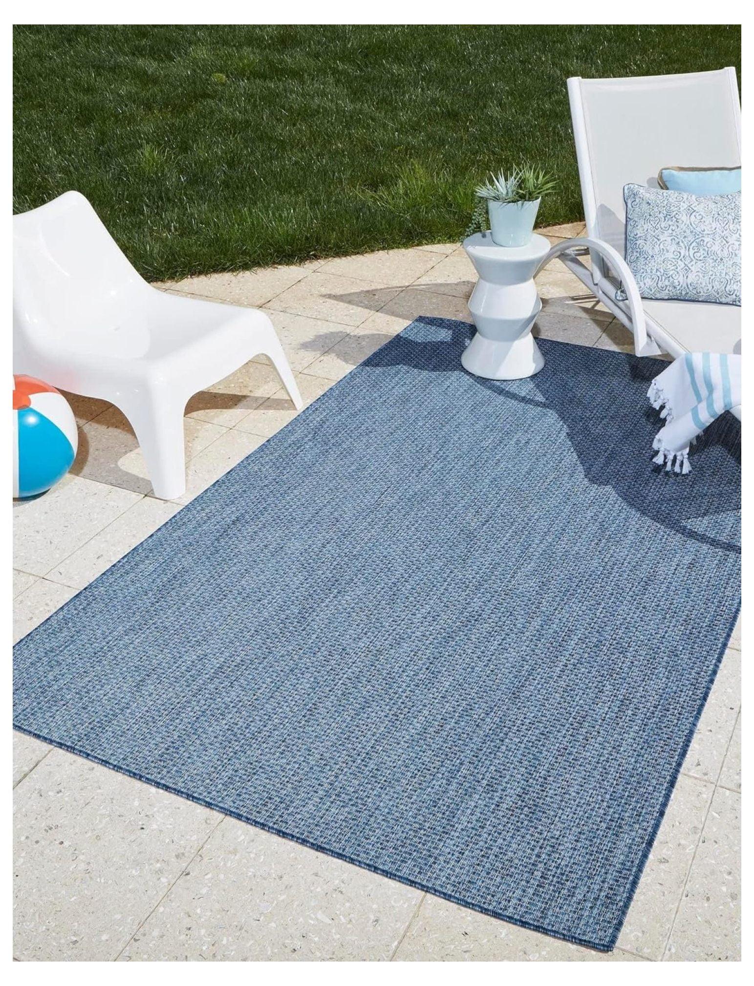 Unique Loom Outdoor Solid Area Rug