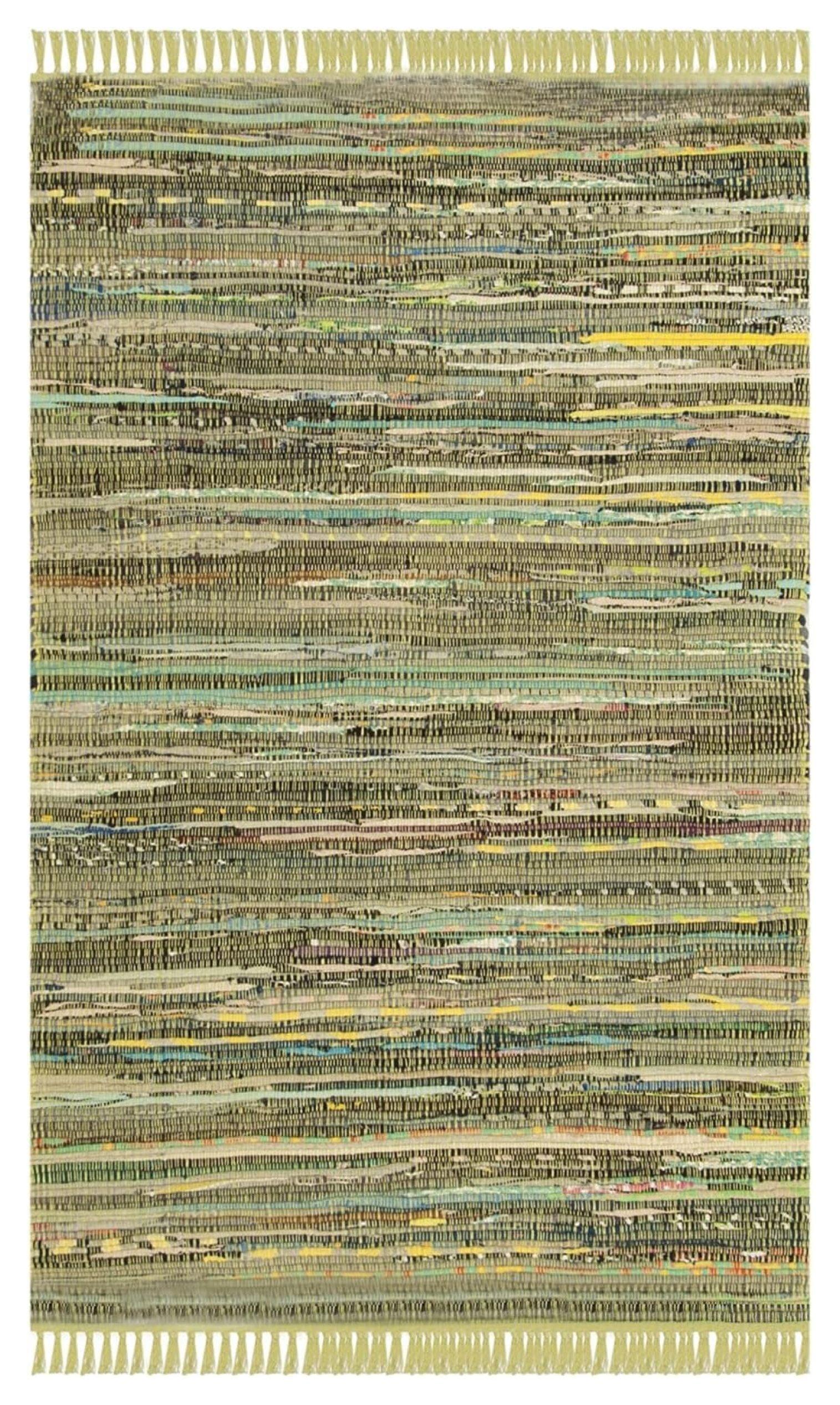 Rag Area Rug RAR127 Hand Woven Area Rug  - Safavieh