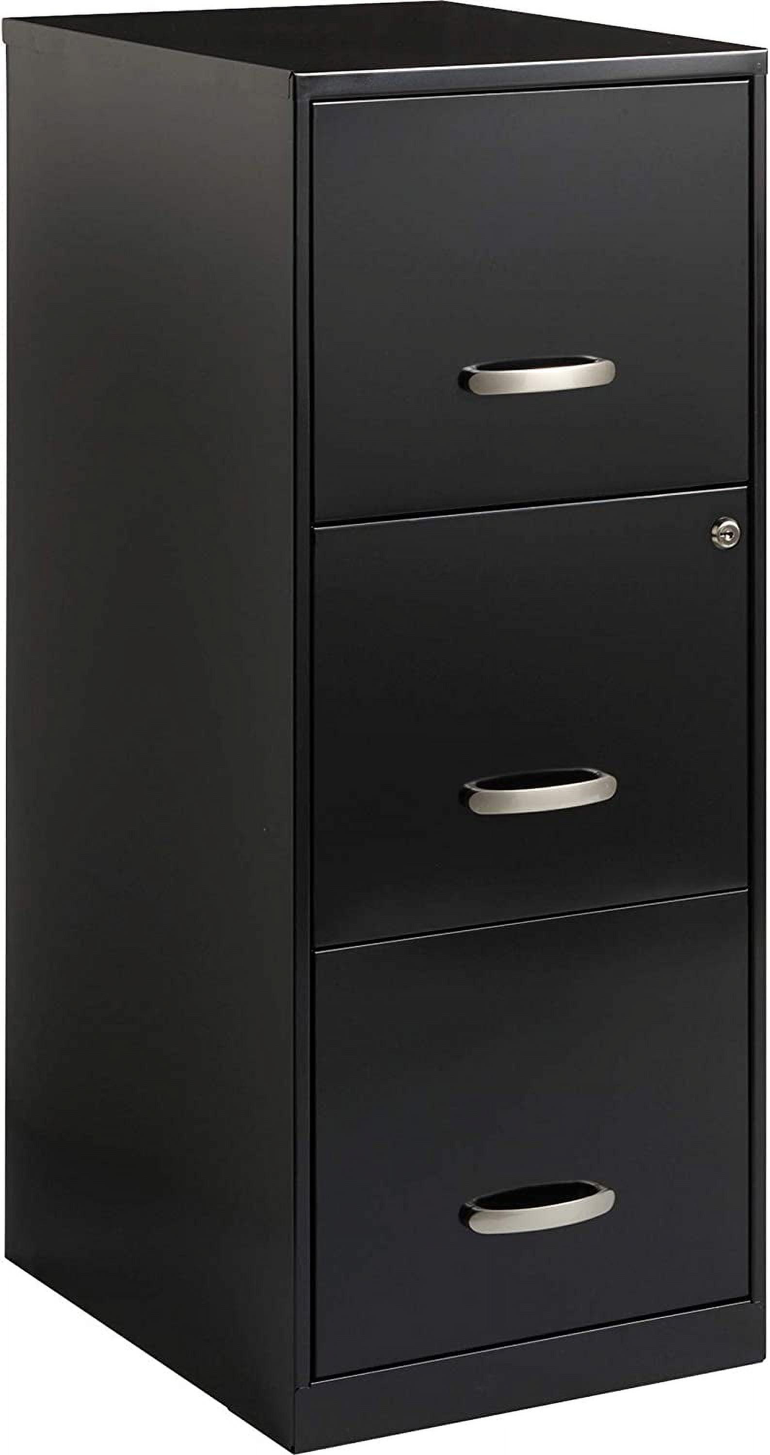 Hirsh Industries Space Solutions File Cabinet 3 Drawer - Black