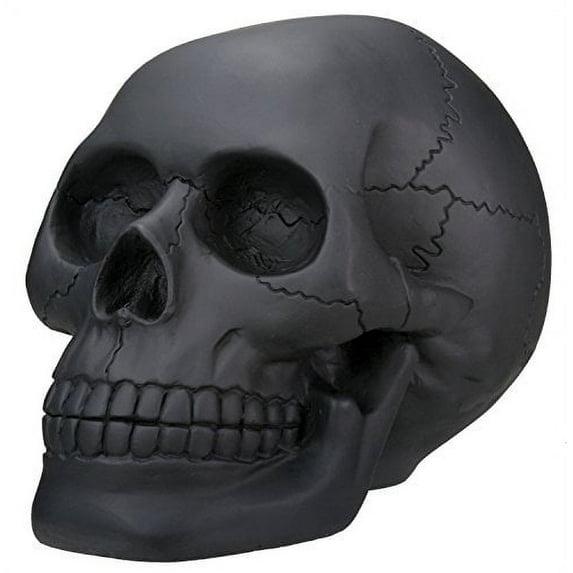 YTC SUMMIT 7749 Gorgeous Black Skull Figurine Statue