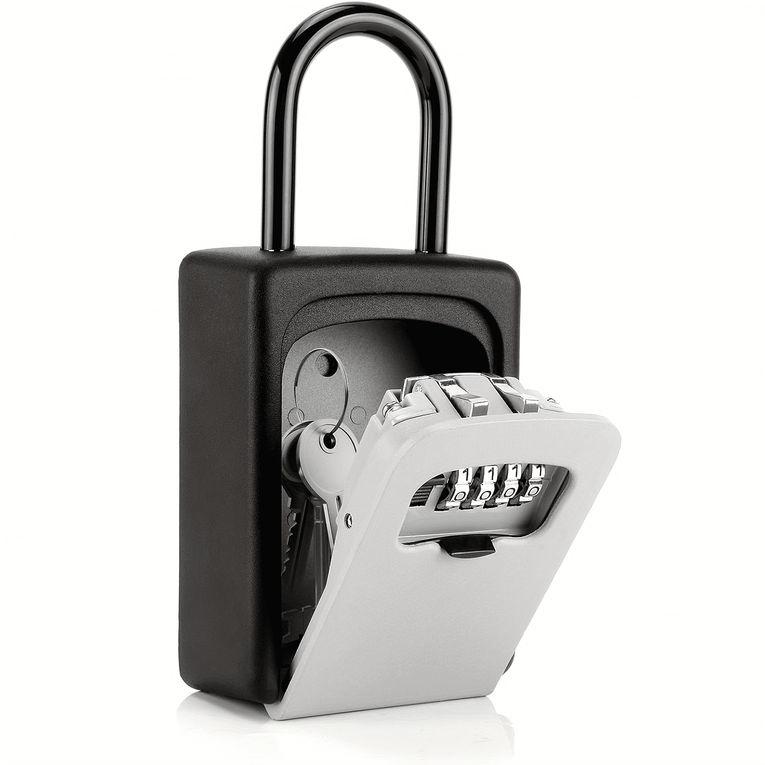 Gray and Black Waterproof Combination Key Lock Box