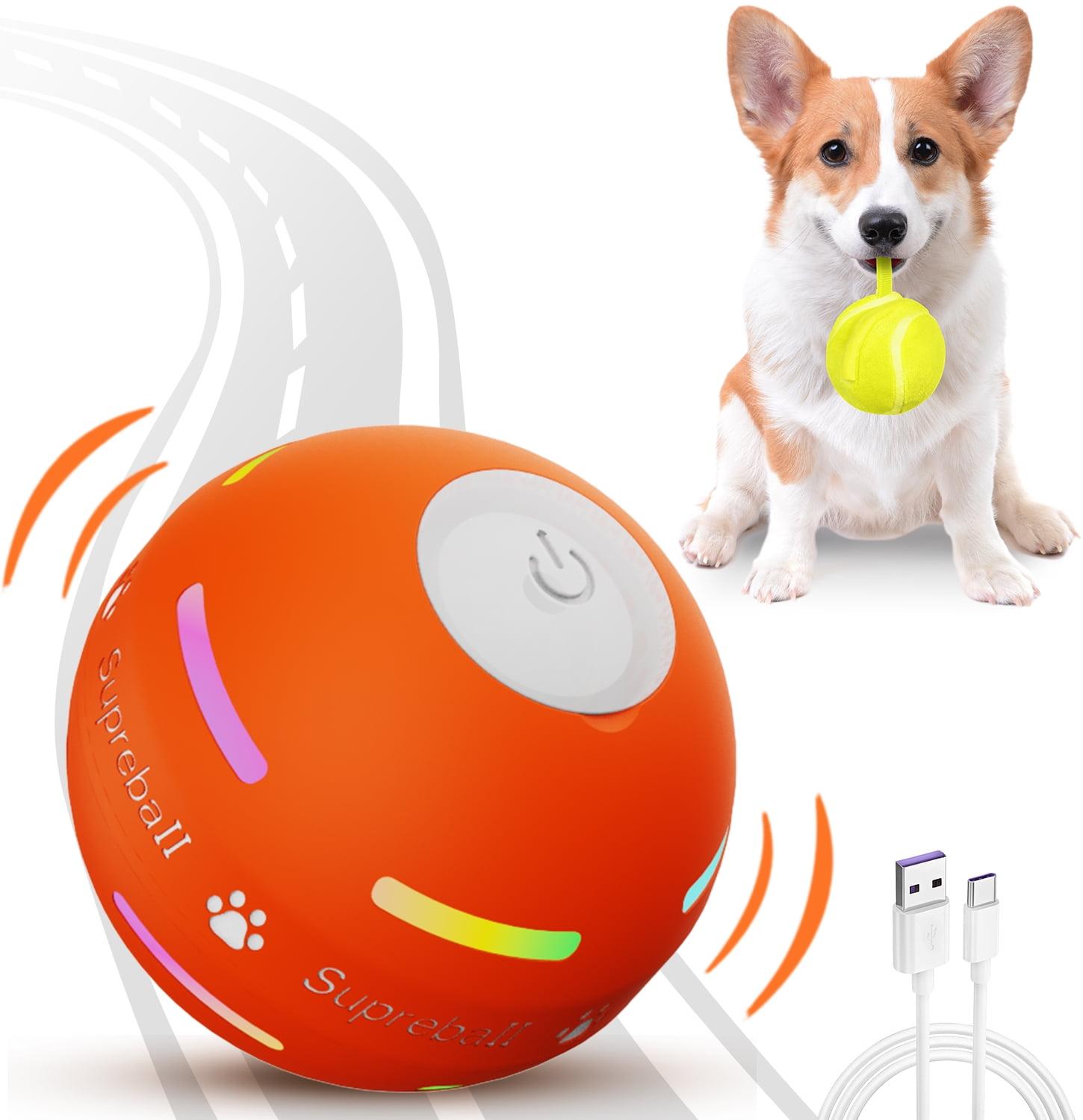 YVE LIFE Interactive Dog Ball Toys,Durable Motion Activated Automatic Rolling Ball Toys for Puppy/Small/Medium Dogs,USB Rechargeable