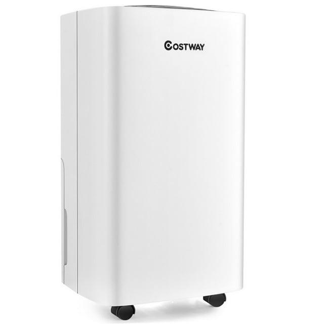 Costway 30-Pint Portable Dehumidifier 1,500 Sq. ft Coverage Area