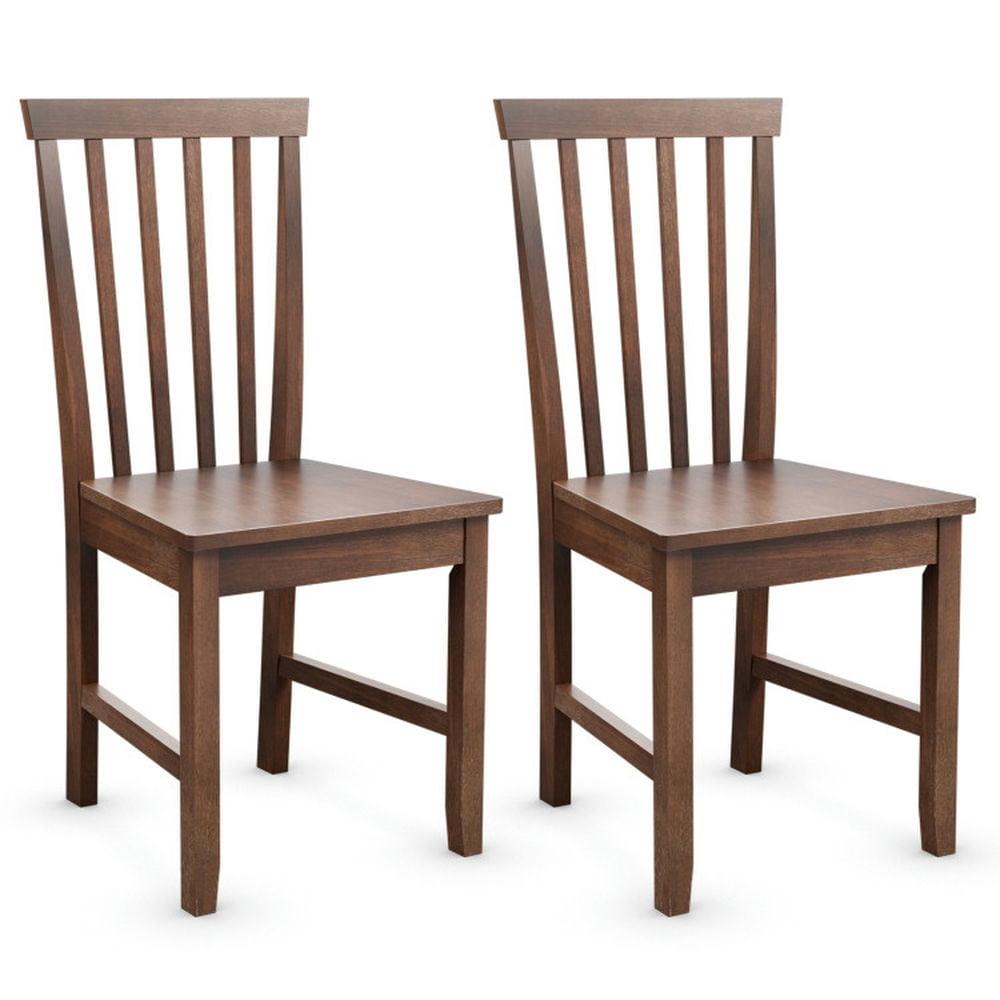 Spaco Set of 2 Dining Chairs with Solid Wooden Legs, Lounge Chair, Dining Room Chair for Kitchen, Dining, Bedroom, Living