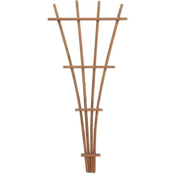 Panacea 83737 48" Brown Wood Fan Trellis