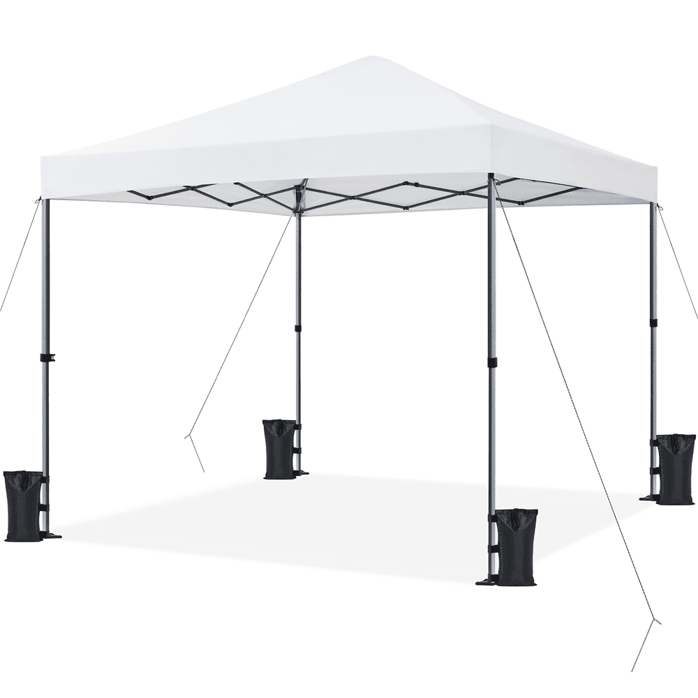 Yaheetech 10x10ft Pop-up Canopy with One-Push-To-Lock Setup Mechanism