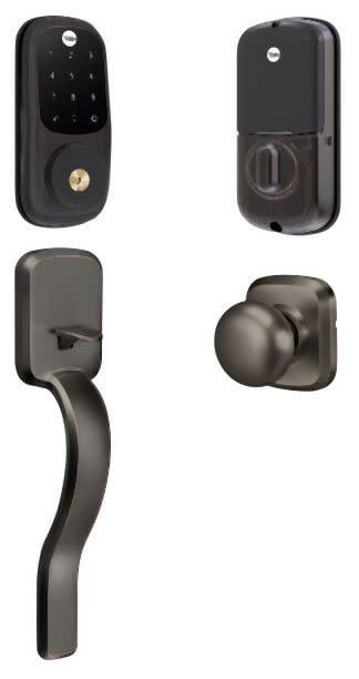 Oil Rubbed Bronze Electronic Deadbolt with Keypad and Handleset