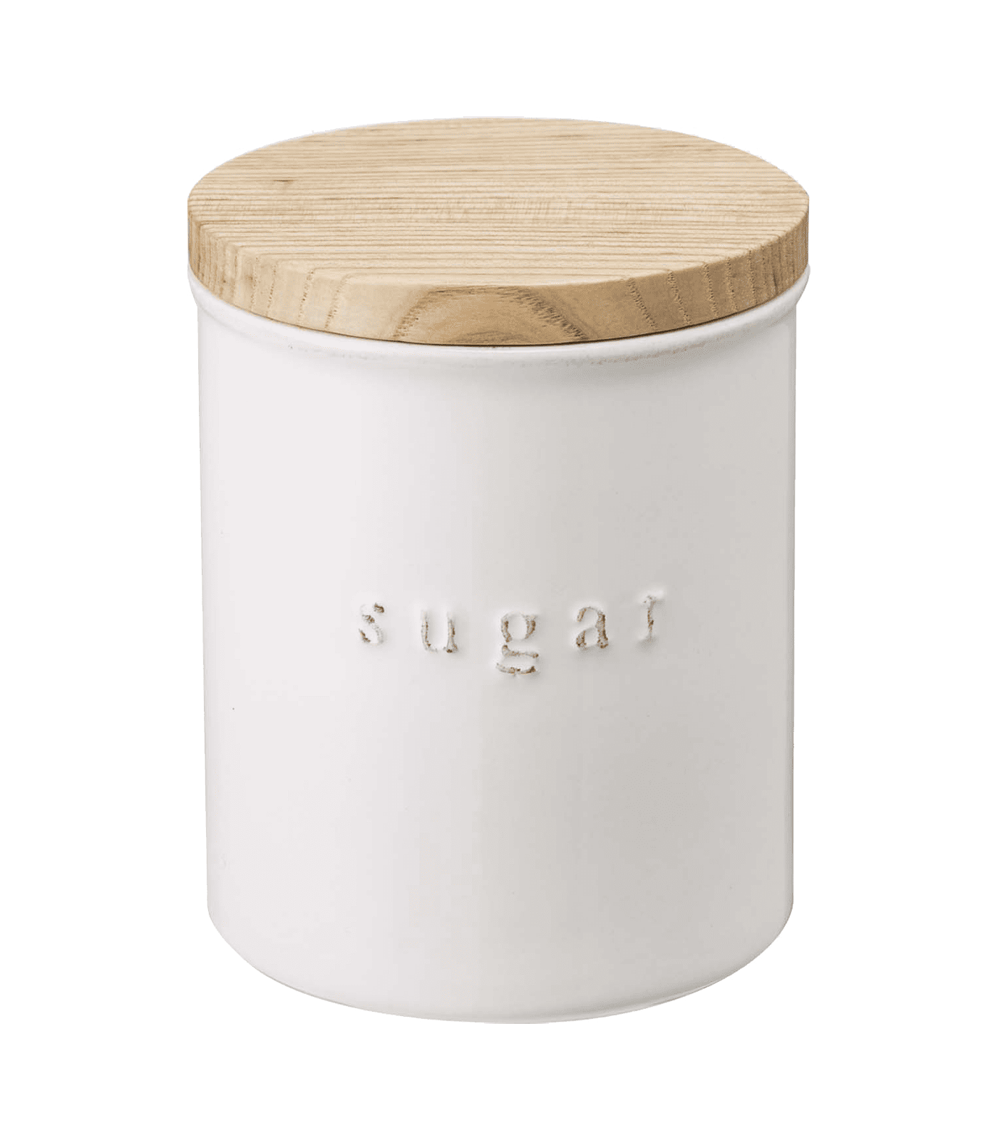 Scandinavian White Ceramic Airtight Storage Canister Set