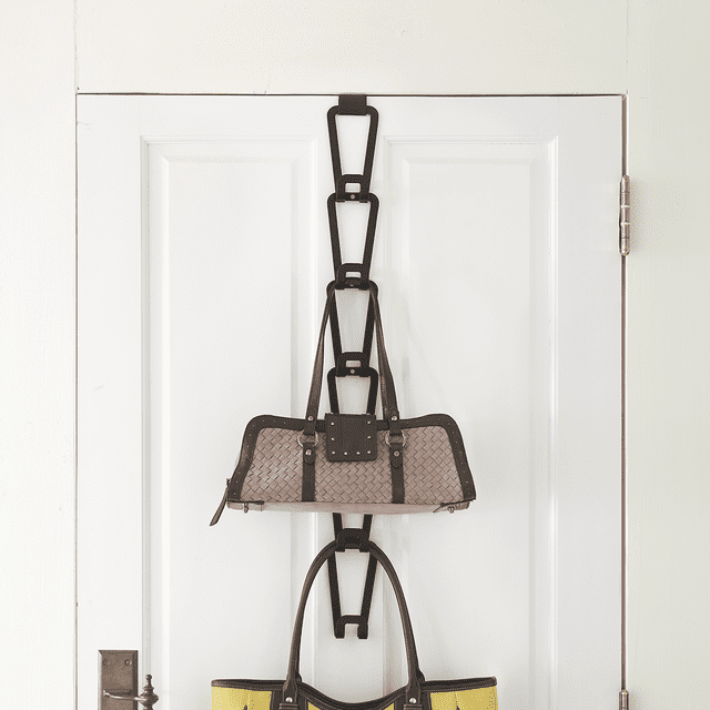 Yamazaki Home Yamazaki Home Chain Link Bag Holder - Closet Storage Hanging Organizer Rack, Steel