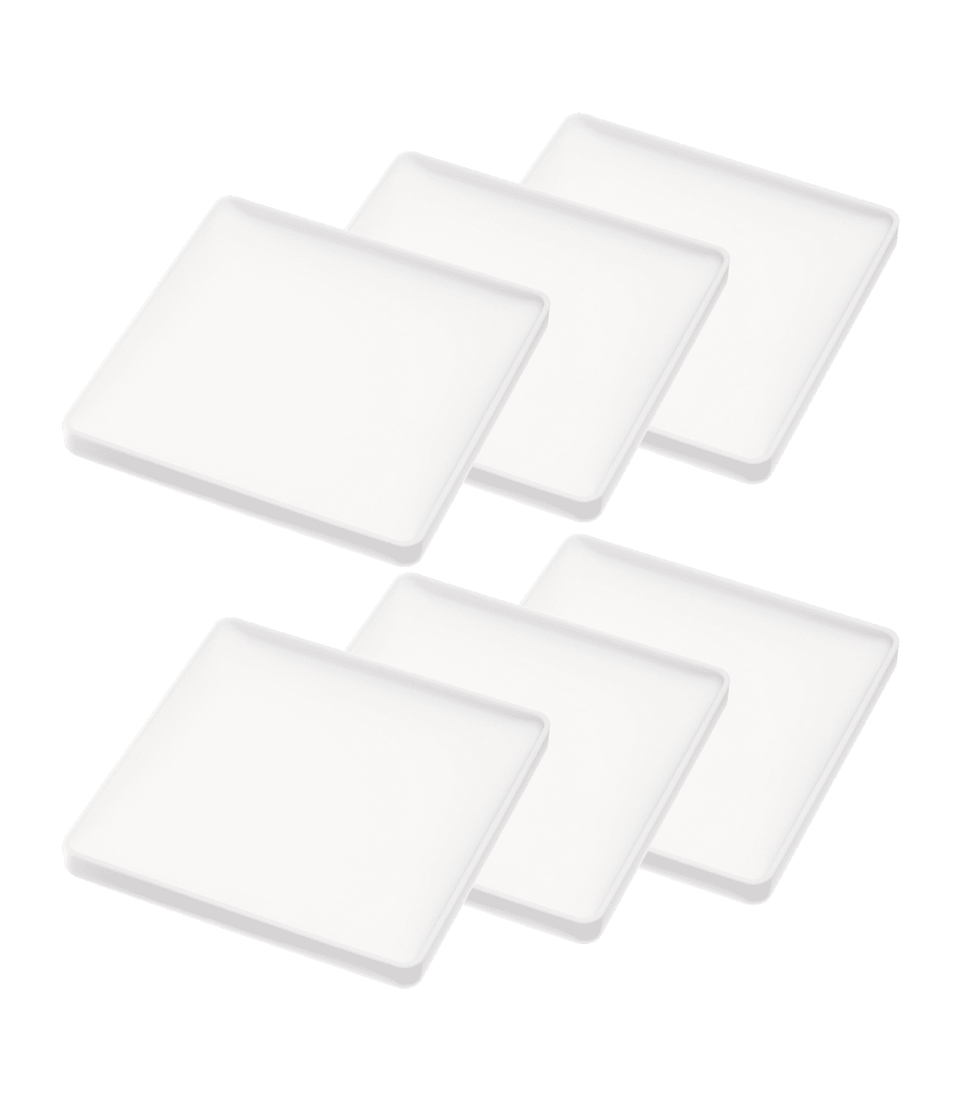 Yamazaki Home Coasters, Silicone, Dishwasher Safe (Set of 6)