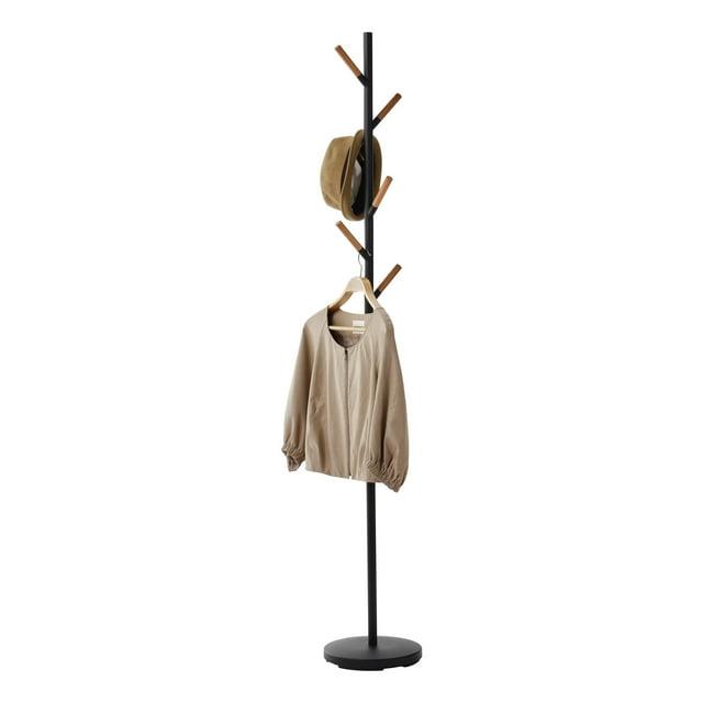 Yamazaki Home Coat Hanger, Steel, Weighted Base