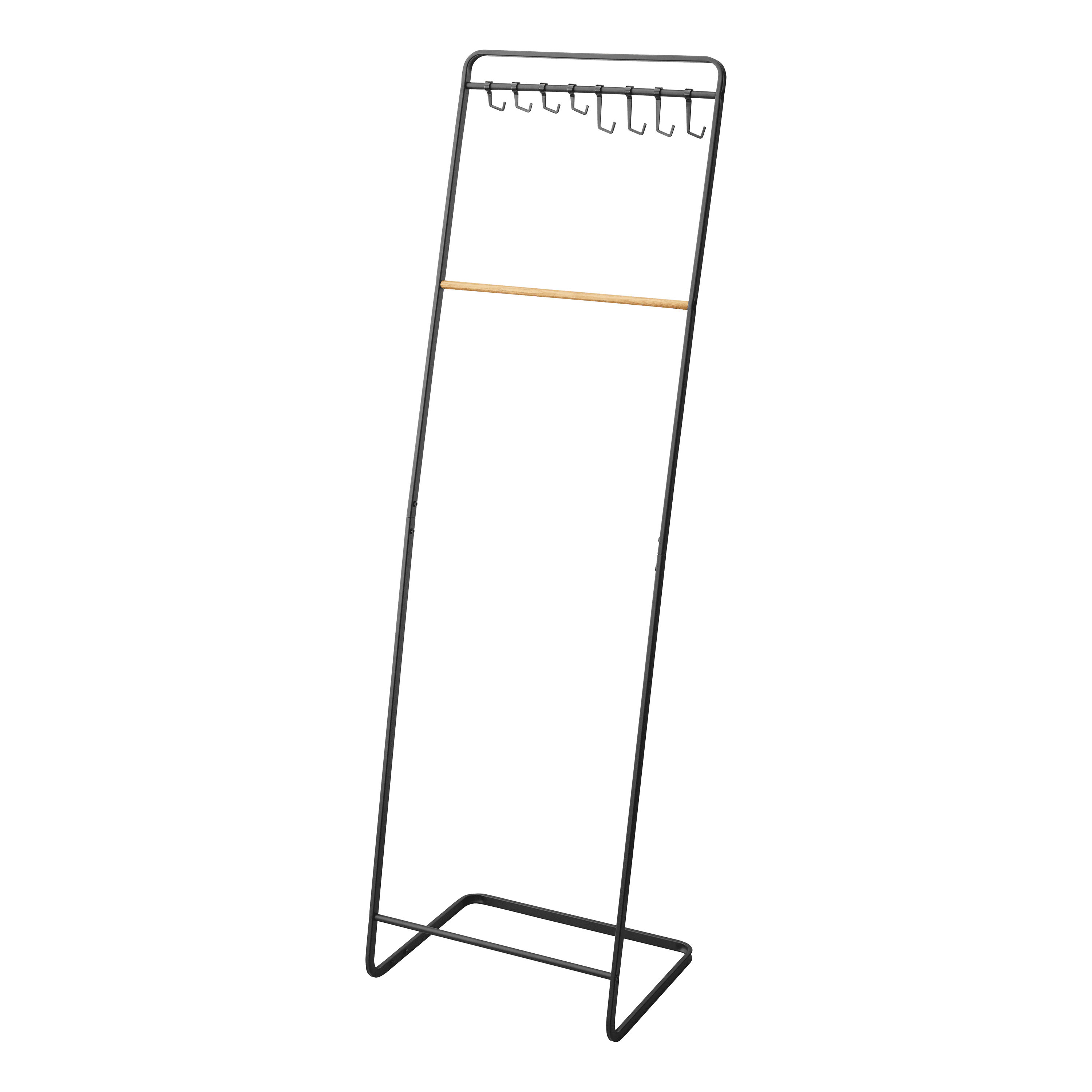 Yamazaki Home Steel 8 - Hook Freestanding Coat Rack