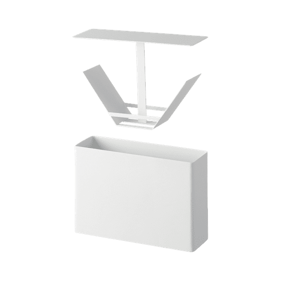 Yamazaki Home Yamazaki Home 02 Coffee Filter Case - Kitchen Storage Holder Container, Steel, Lid