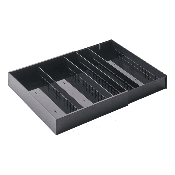 Yamazaki Home Yamazaki Home Expandable Cutlery Kitchen Utensils Storage Multi-Compartment Silverware Organizer