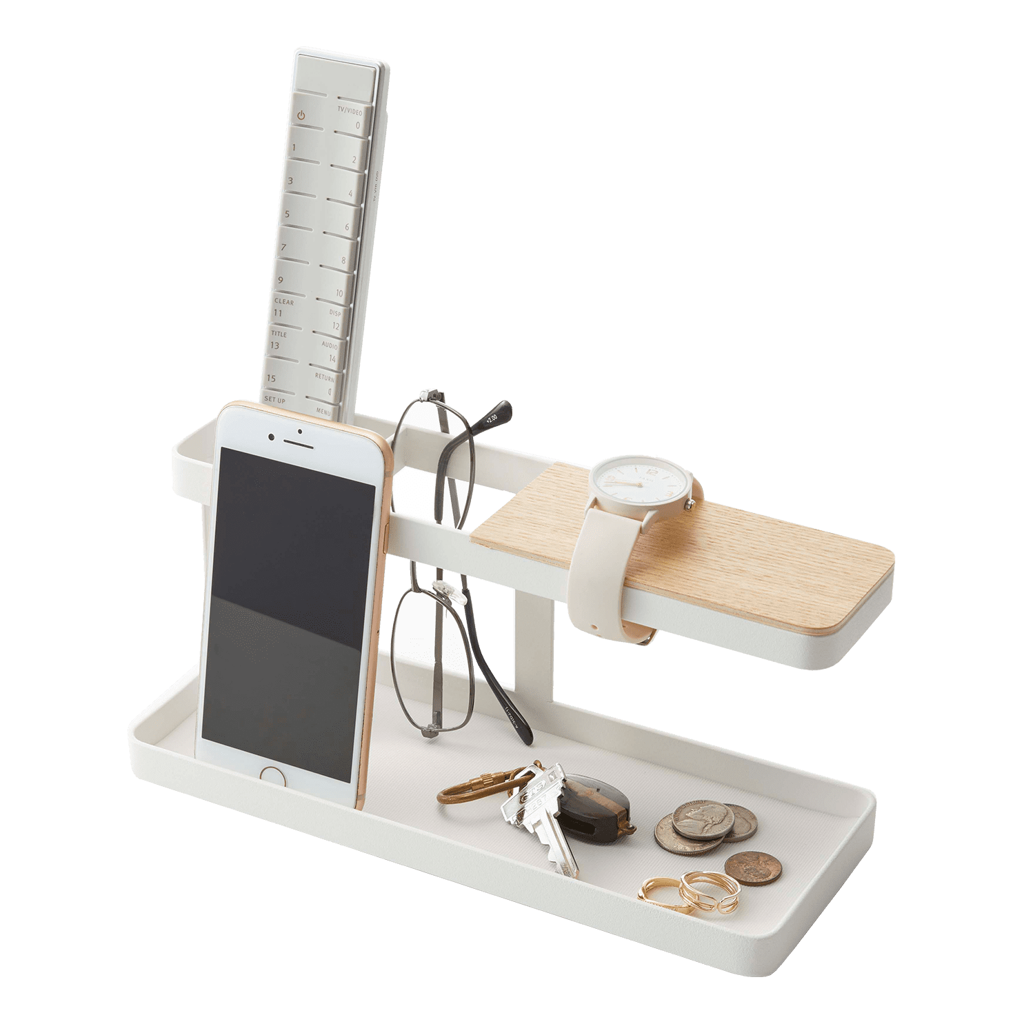 Yamazaki Home Countertop Spice Caddy, Storage And Organizer Rack, Steel, Anti-Slip Rubber Feet