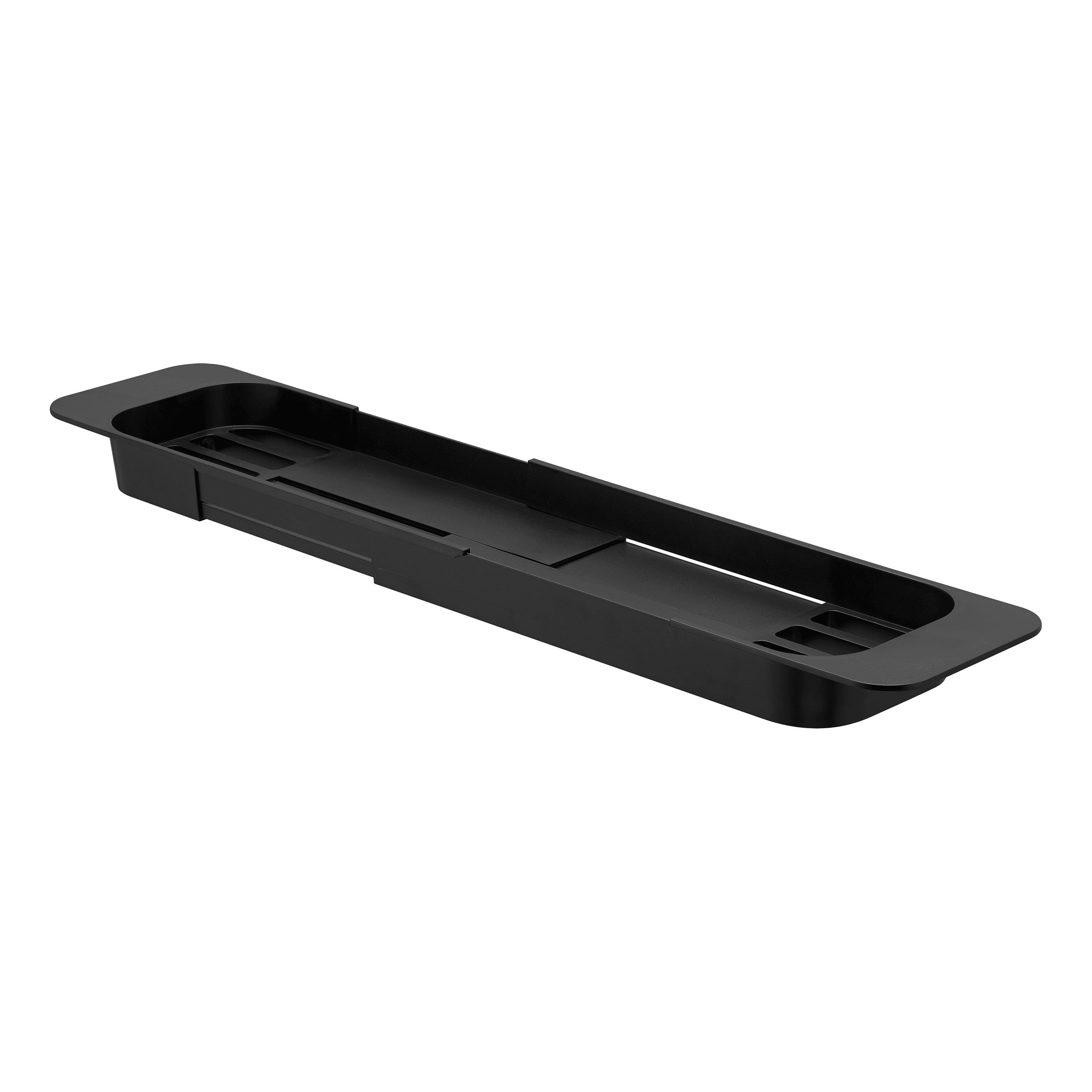 Yamazaki Home Tower Yamazaki Home Expandable Bathtub Caddy - Bathroom Tray Table Holder, 1.77" Height