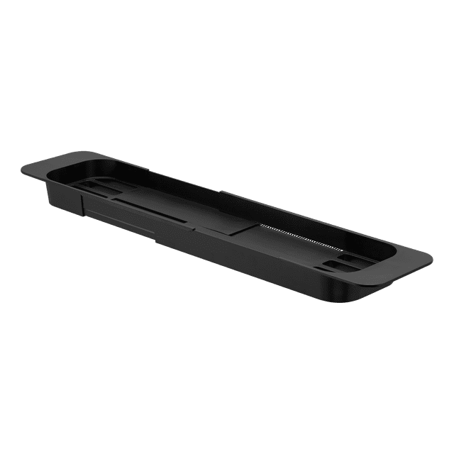 Yamazaki Home Tower Yamazaki Home Expandable Bathtub Caddy - Bathroom Tray Table Holder, 1.77" Height