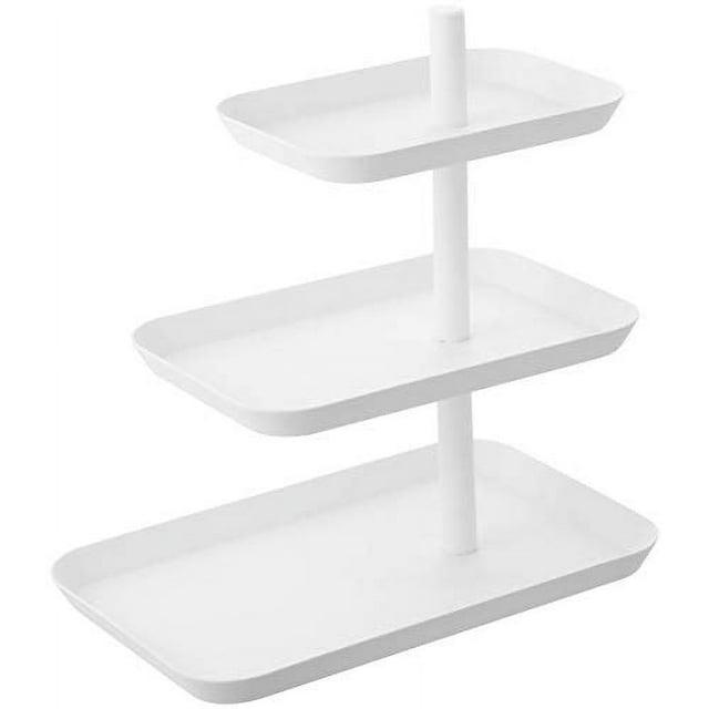 Yamazaki Home 3-Tier Accessory Tray - Jewelry Holder & Storage Organizer, Steel