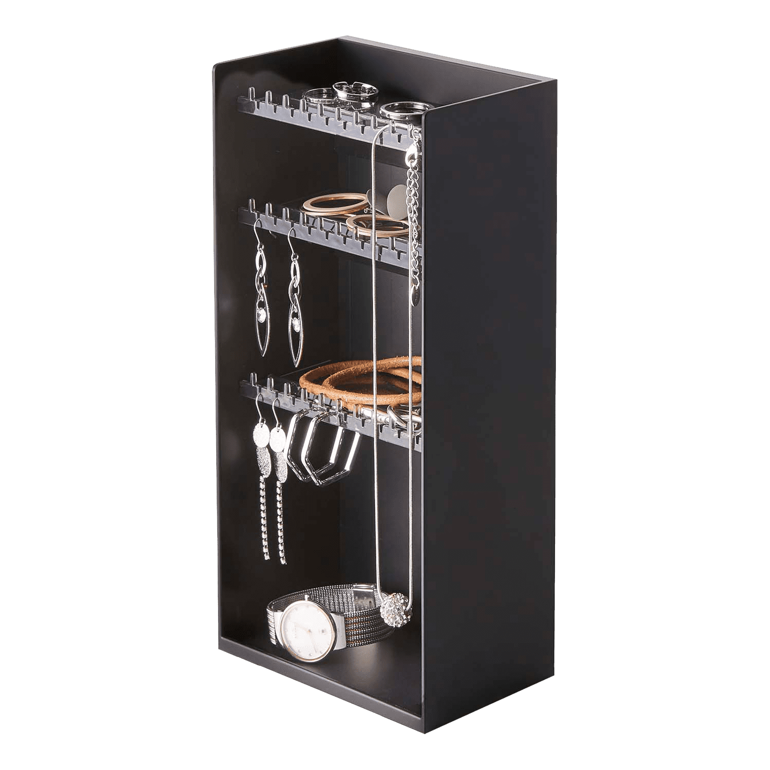 Yamazaki Home Tower Makeup Jewelry Stand