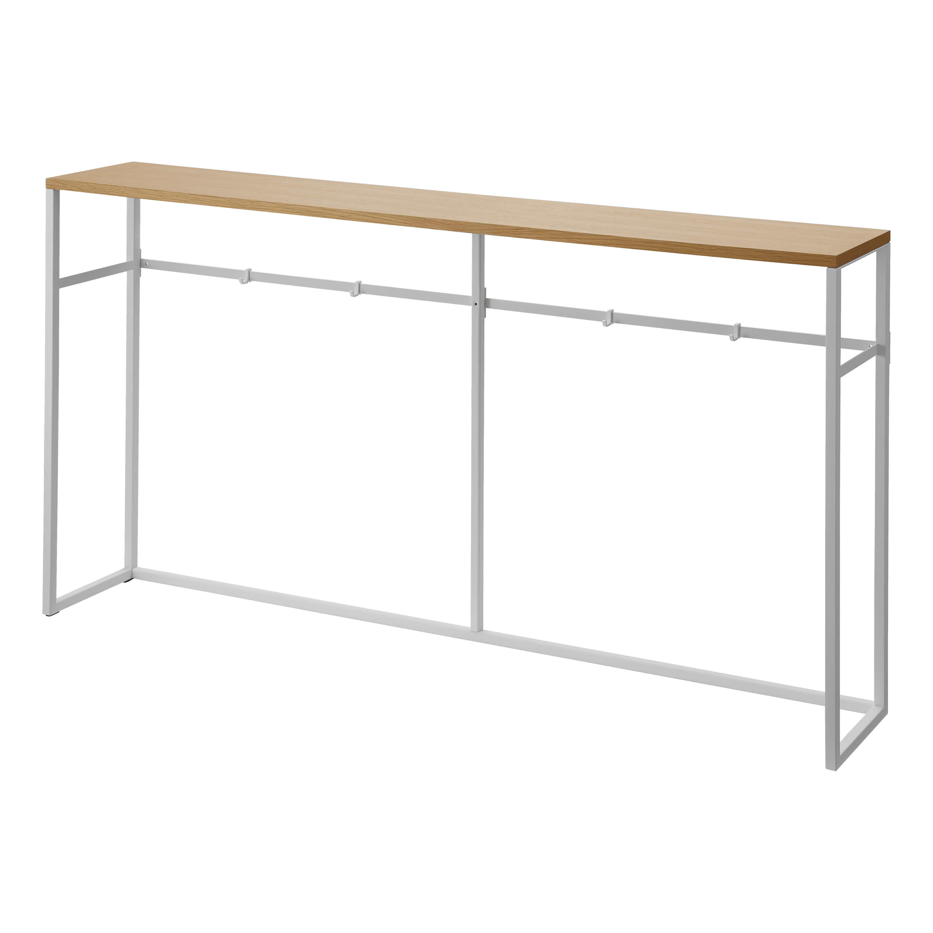 Yamazaki Home Long Console Table - Two Styles, Steel, Open, Holds 11 Lbs