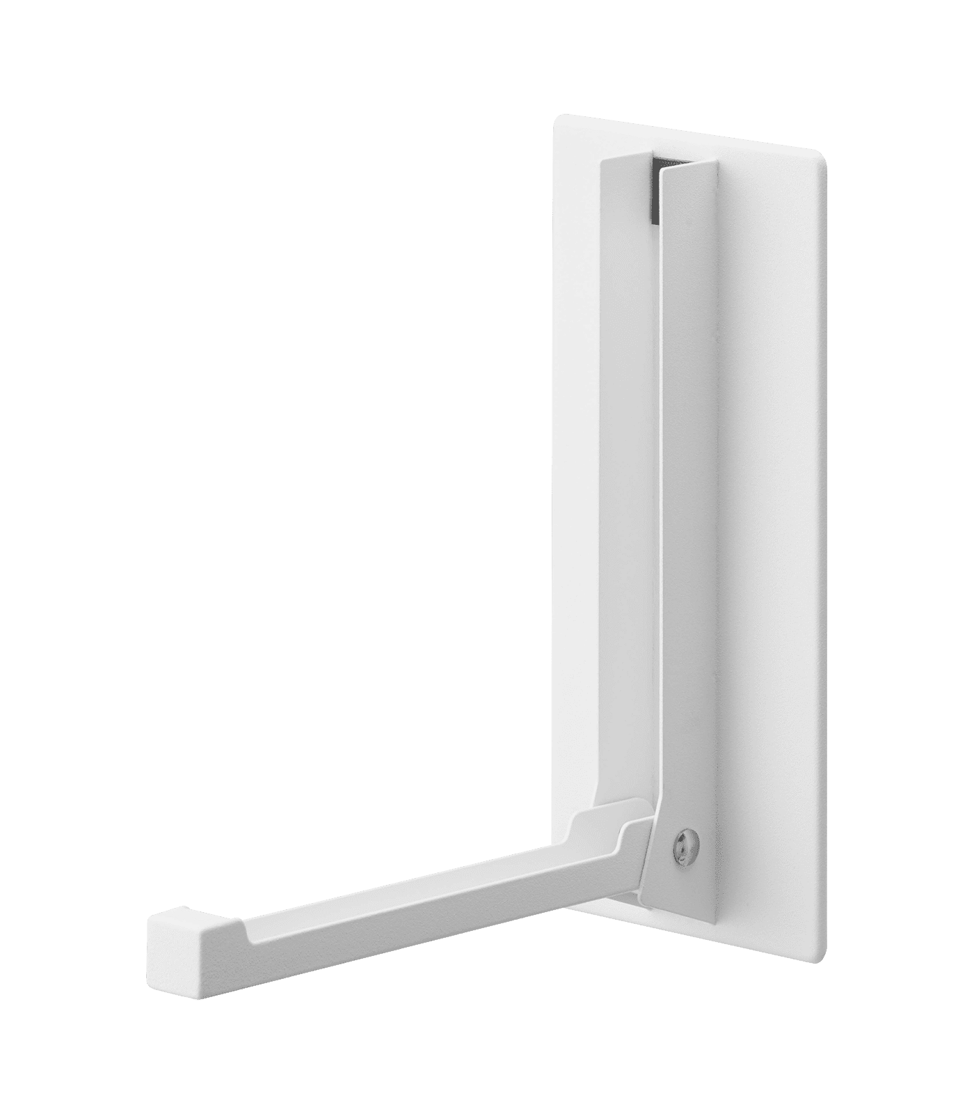 White Steel Magnetic Folding Wall Hook