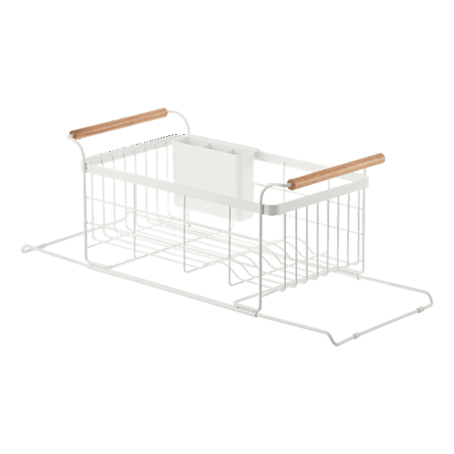 Yamazaki Tosca White Over-The-Sink Dish Drainer Rack
