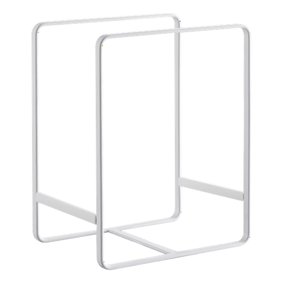 Yamazaki Home Plate Rack/Dish Stand/Dish Storage/Plate Holder, Large, Steel, Large