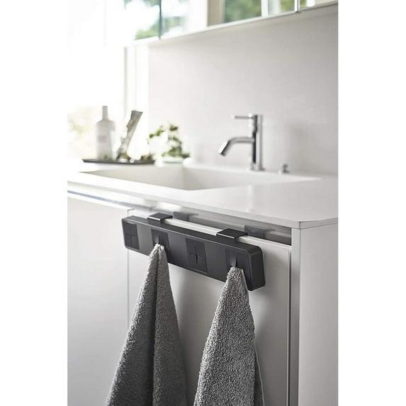 Yamazaki Home Yamazaki Home Self Adhesive Towel Holder, Plastic, No Assembly Req. 5198