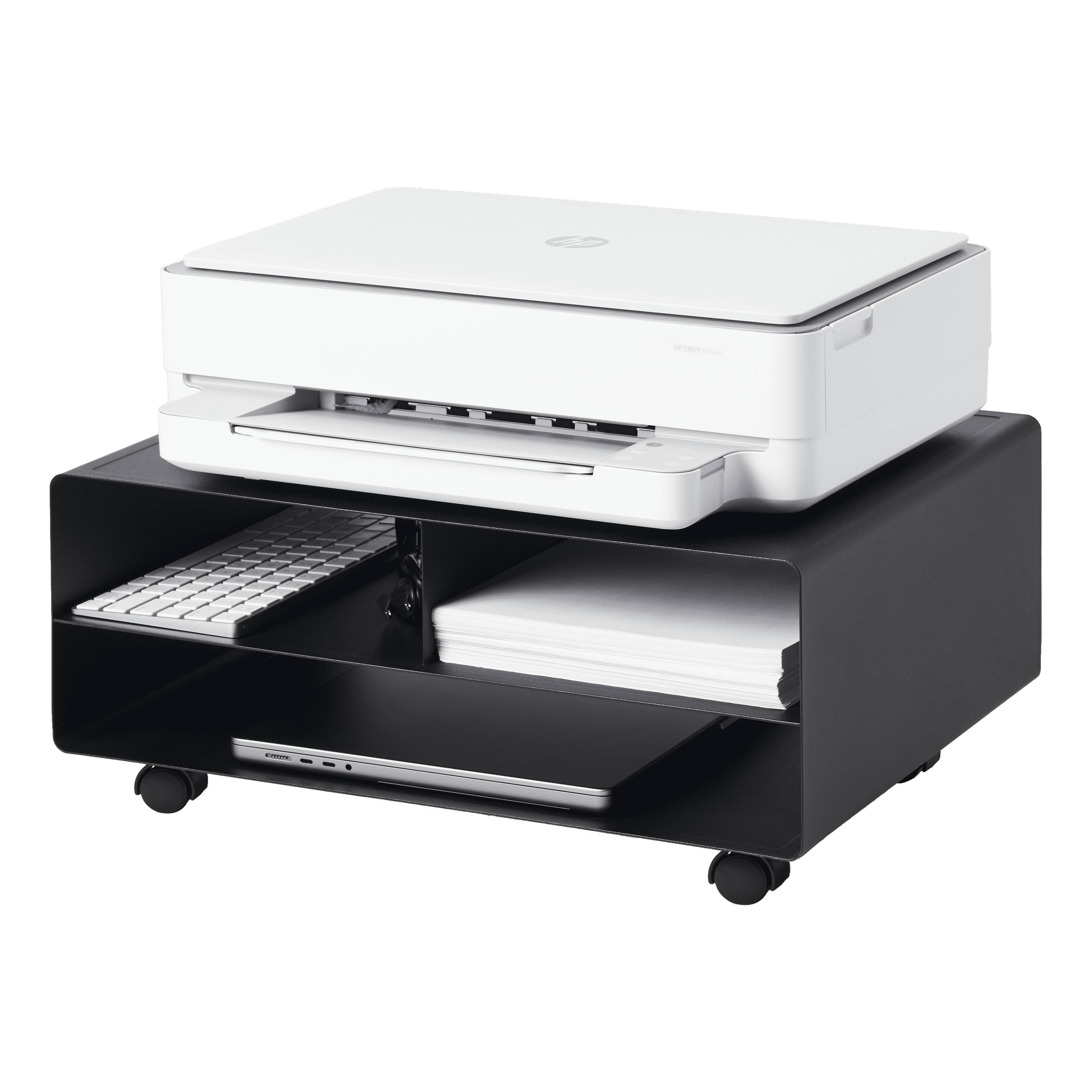 Yamazaki Home Yamazaki Home Desktop Printer Stand - Computer Accessory Office Organizer, Steel