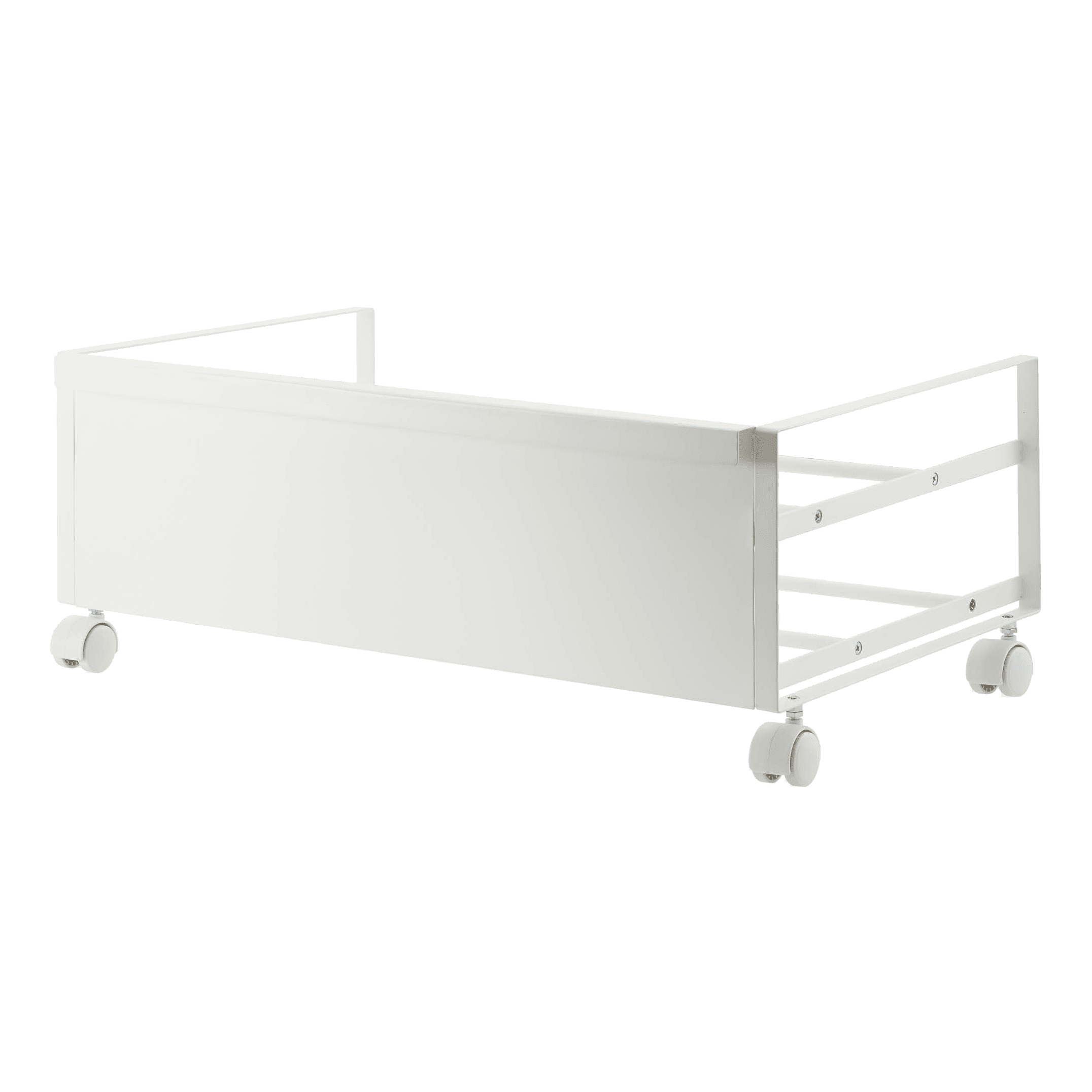 Yamazaki Home Rolling Shoe Rack, Steel, Holds 4 shoes, 6 heels, Wheels