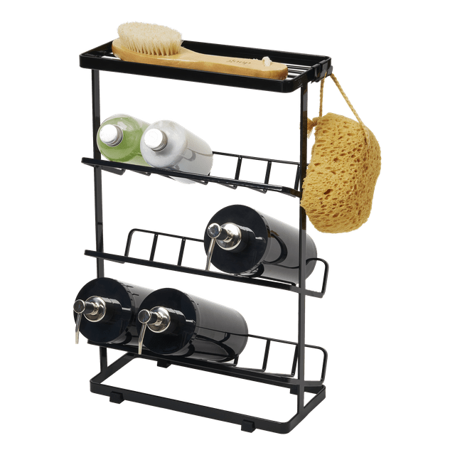 Yamazaki Home Tower Yamazaki Home Free Standing Shower Caddy - Bathroom Organizer Storage Holder, Steel