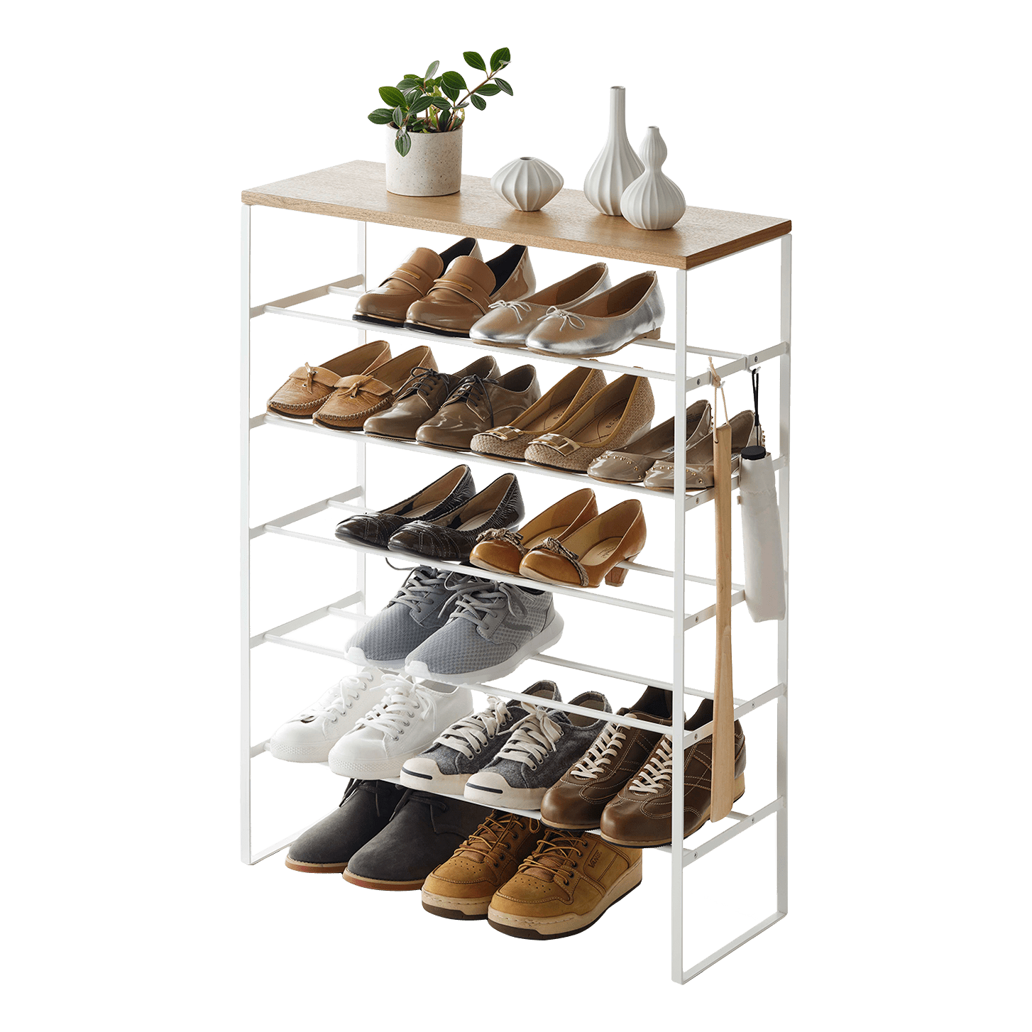 Yamazaki Tiered Shoe Rack