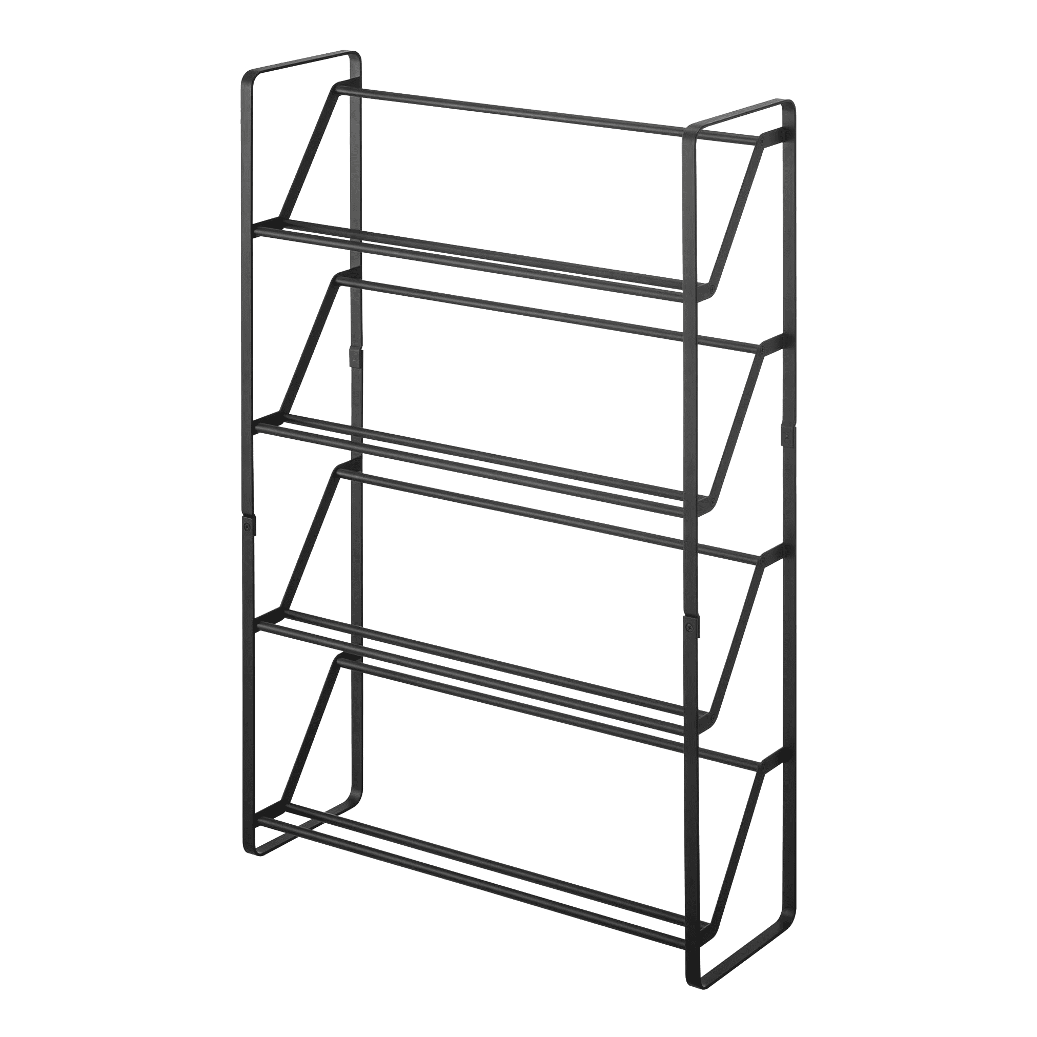 Yamazaki Home Slim Shoe Rack, Steel, Holds 8 to 12 shoes