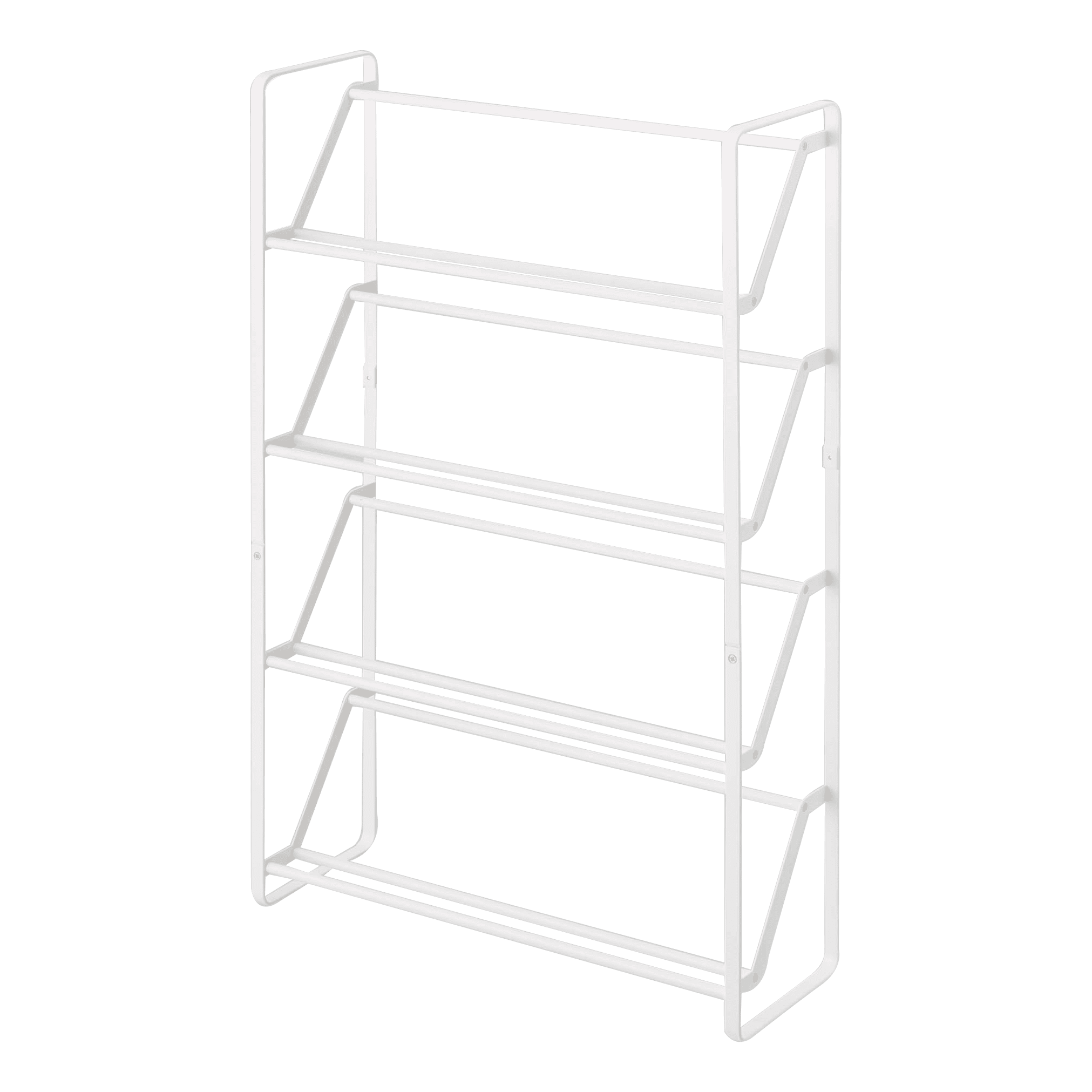 Yamazaki Home Slim Shoe Rack, Steel, Holds 8 to 12 shoes