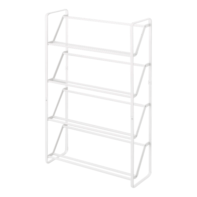 Yamazaki Home Slim Shoe Rack, Steel, Holds 8 to 12 shoes