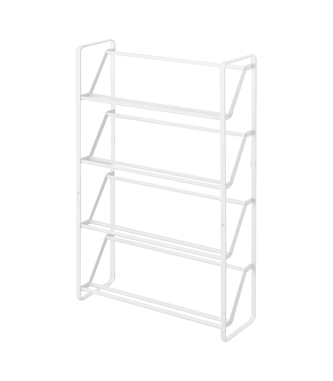 Yamazaki Home Slim Shoe Rack, Steel, Holds 8 to 12 shoes