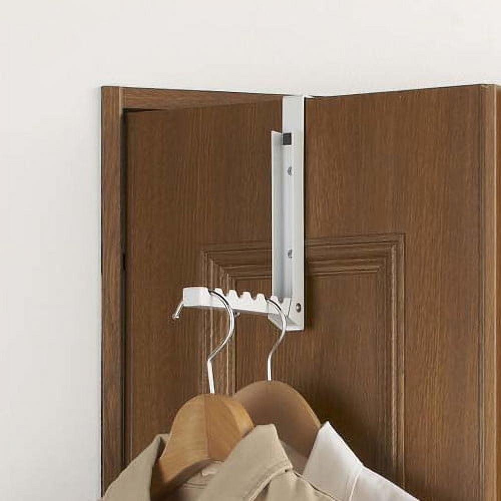 Yamazaki Home Over The Door Hooks - Folding Hanging Coat Rack, Steel, Over-the-Door